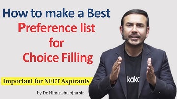 How to make the best preference list for choice filling