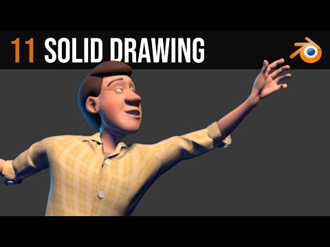 Aula #11 Solid Drawing | Os 11 Princípios da Animação no Blender