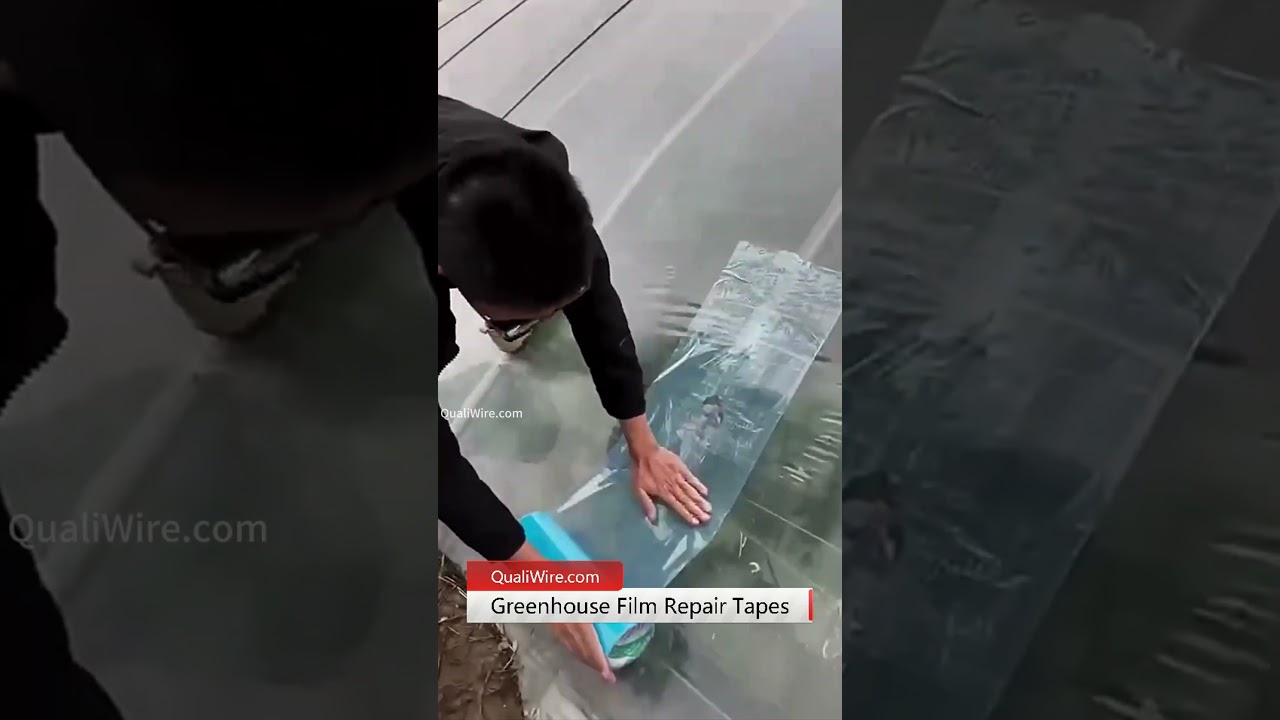 Greenhouse Plastic Film Repair Tape, High Adhesion PE Tapes,Blue Clear Color,5-30cm Width 11 YouTube player