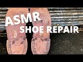 Asmr  florsheim imperial resole  relax to sounds of shoe repair