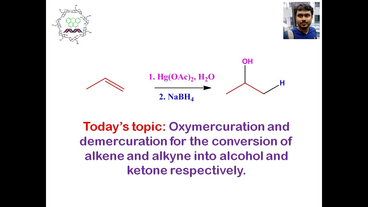 Oxymercuration and Demercuration conversion of alkene and