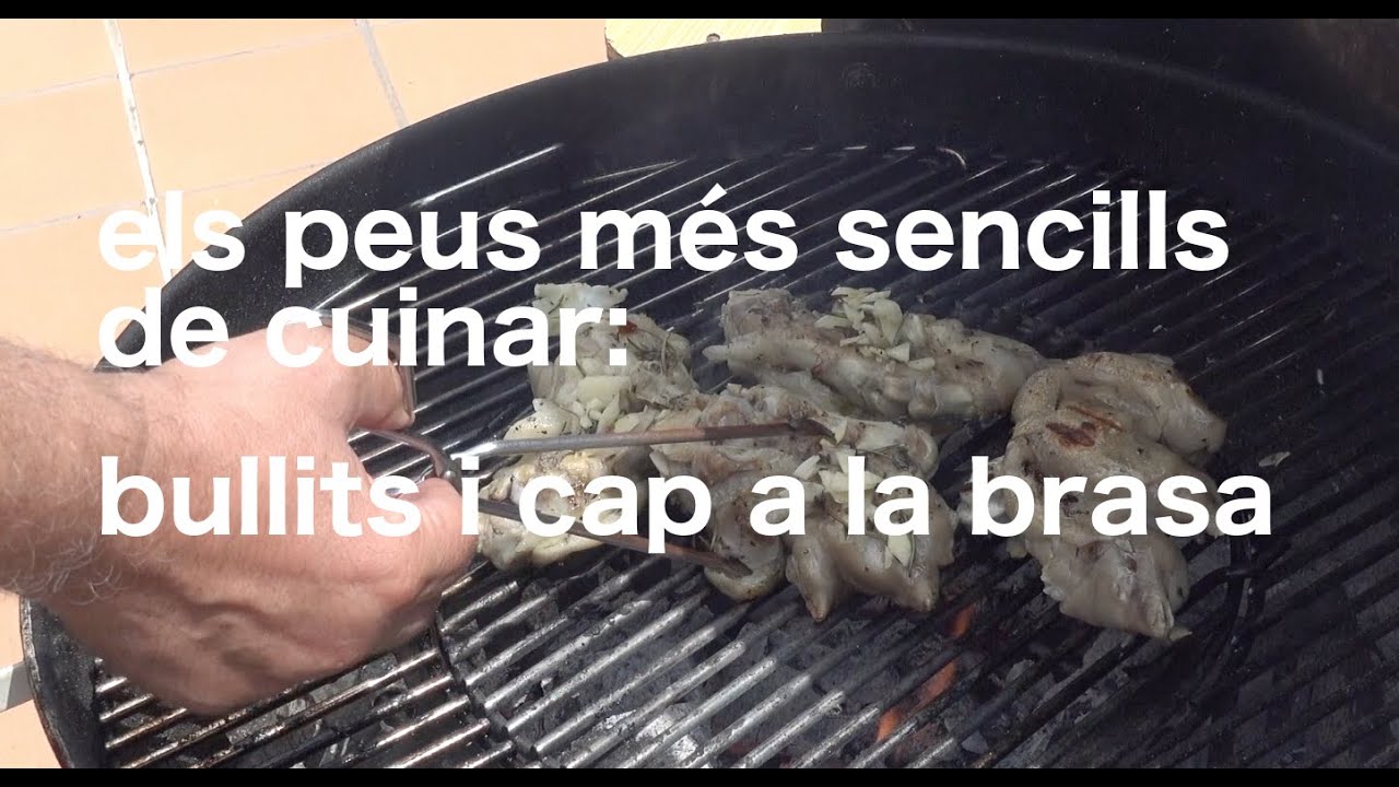 Recepta: Peus de porc a la brasa