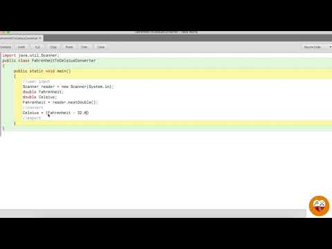 How to code a temperature converter