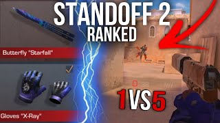 Standoff 2 Full Ranked Match 1VS5 Gameplay🔥🔥