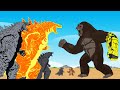 GODZILLA x KONG vs Evolution of GIANT - BURNING GODZILLA : Who Is The King Of Monster?