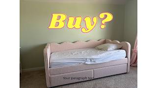 REVIEW: DEINPPA Twin Size Upholstered Daybed with Trundle