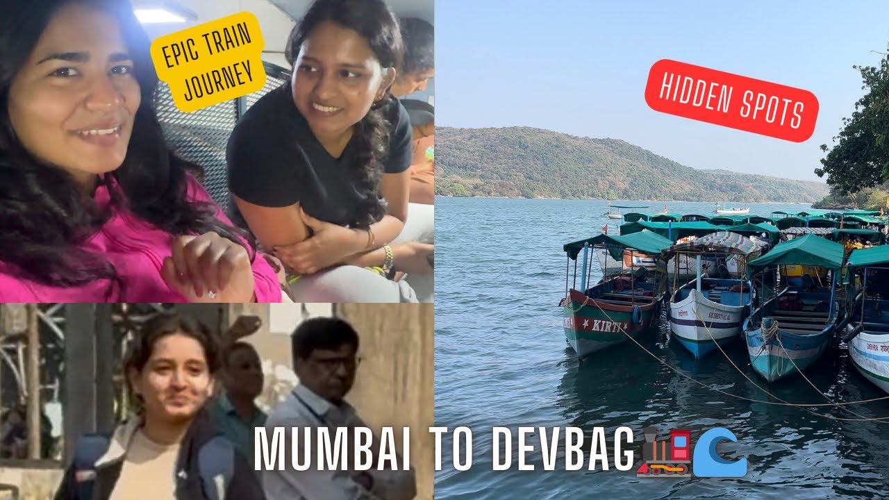Epic Train Journey: Thane to Kudal | Discovering Devbag’s Hidden Paradise 🌊