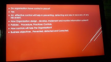 CISA 27th Edition Domain 1 Types of Control Part 1