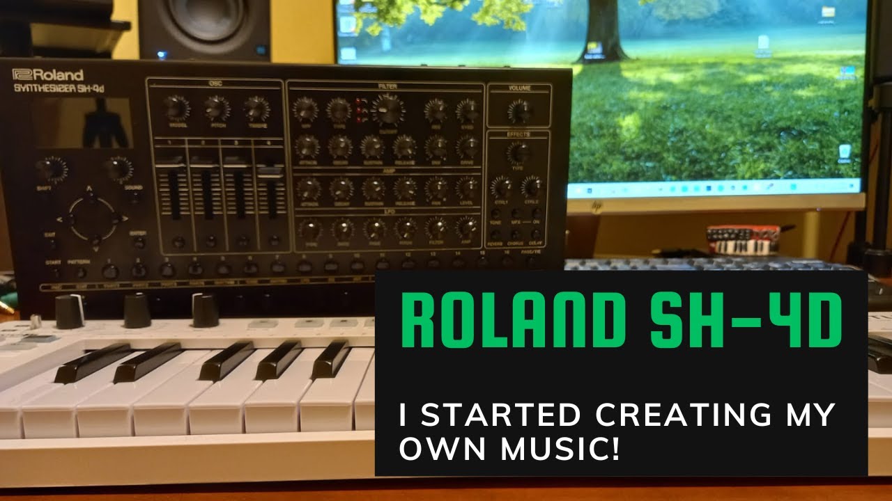 Watch Roland SH-4d | Making my music with this synthesizer/groove box on YouTube Watch Roland SH-4d | Making my music with this synthesizer/groove box on YouTube