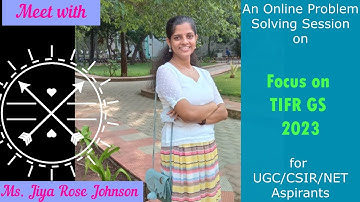 𝔽𝕠𝕔𝕦𝕤 𝕠𝕟 𝕋𝕀𝔽ℝ 𝔾𝕊 𝟚𝟘𝟚𝟛 || 𝕄𝕒𝕥𝕙𝕤 𝔸𝕤𝕡𝕚𝕣𝕒𝕟𝕥𝕤 || 𝕄𝕖𝕖𝕥 𝕨𝕚𝕥𝕙 𝕁𝕚𝕪𝕒 ℝ𝕠𝕤𝕖