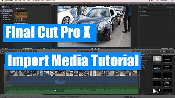 Final Cut Pro X Tutorial - How to Import Video and Media [FCPX]