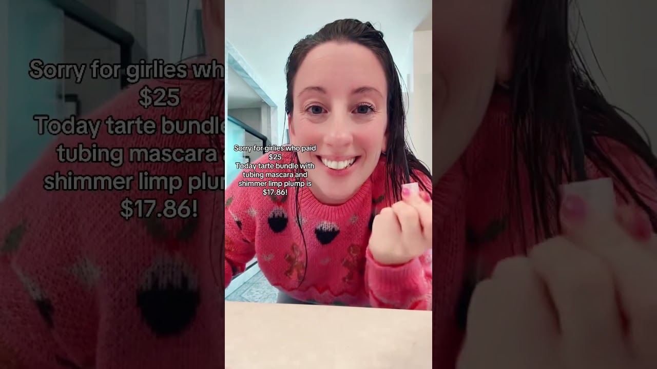 Volumizing tubing mascara + shimmer lip gloss duo! 