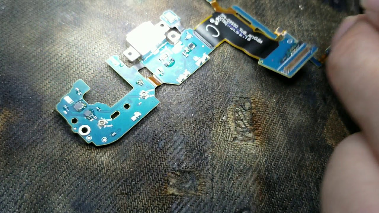 Samsung s8 plus charging port replace - YouTube