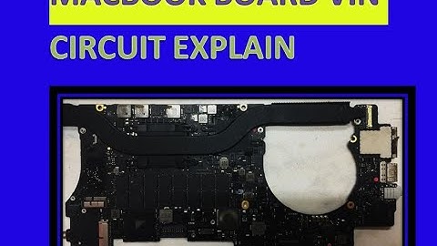 MACBOOK (APPLE) LAPTOP VOLT-IN CIRCUIT DETAIL(VIN+CHARGING)