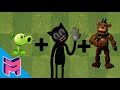 Plants vs Zombies Fusion Hack Animation ( Peashooter + Cartoon Cat Freddy Fazbear)
