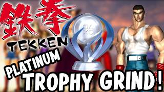 TEKKEN 1 PLATINUM TROPHY HUNT LIVE!  Can We Unlock the Platinum Today? | PS5 Gameplay
