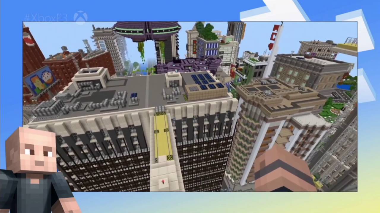 funny moments in soccer Minecraft | The Friendly Update & VR Stage Demo - E3 2016