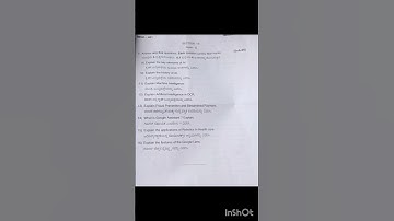 BNU AI Artificial Intelligence previous year university question paper 2024! #previousyearquestions