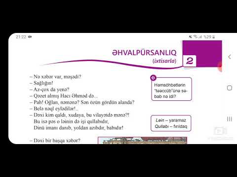 8-ci Sinif Azərbaycan dili . M.Ə.Sabirin(Əhvalpürsanlıq)səh:125,126,127 Part1