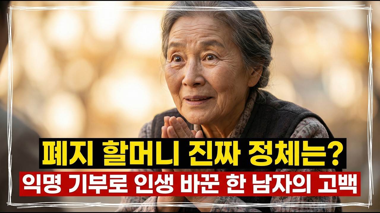 전국을 울린 폐지 할머니의 비밀 통장, 뉴스 보도 후 밝혀진 기적 같은 실화