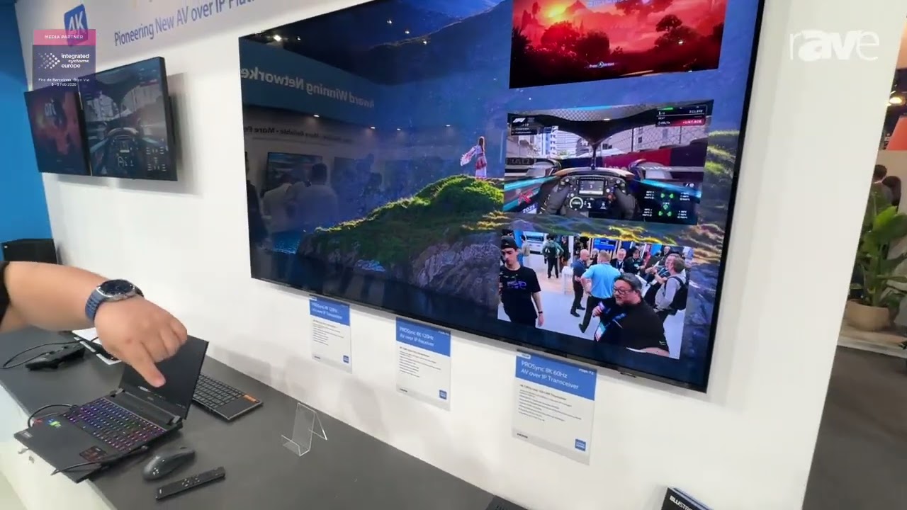 ISE 2026: Blustream Demos PROSync Upcoming AV-over-IP Innovations