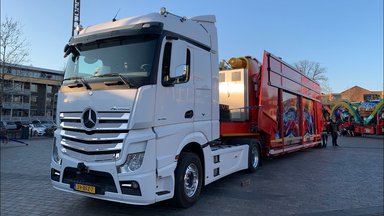 Kermis Hilversum 2023 Transport en opbouw Deel 2