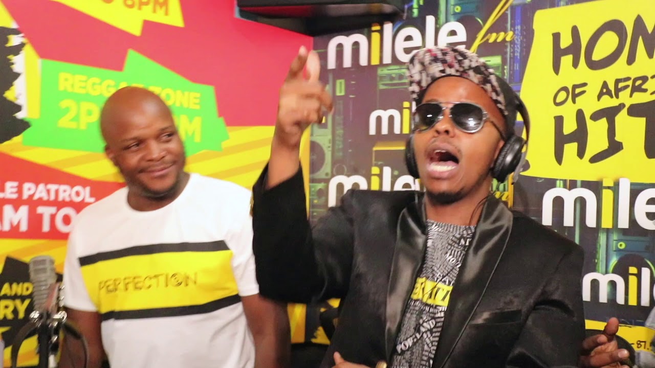 DNA and Anje dancing to their latest song Lokko wilbroda son