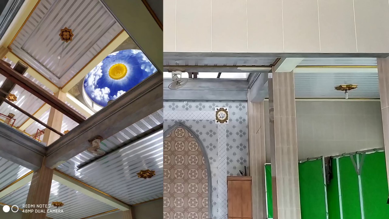 Contoh plafon  pvc  simpel untuk Masjid  YouTube