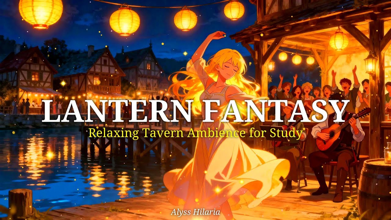 LANTERN FANTASY • Relaxing Tavern Ambience for Study • Alyss Hilaria
