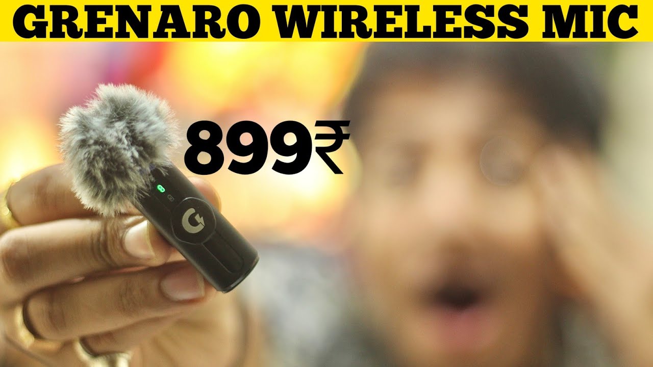 Best Wireless Mic For Content Creation Under 1000 🔥 | GRENARO Mic for YouTube Review| Wireless Mic