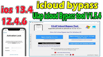 ios 13.4 icloud bypass by Ulap Bypass Tool V1.5.4