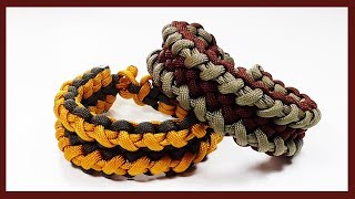 Paracord Bracelet: How To Tie The 'Cloven Zipper' Without Buckle by WhyKnot 22,673 views 6 years ago 14 minutes, 30 seconds