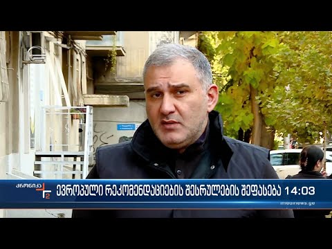 ევროპული რეკომენდაციების შესასრულებლად პარლამენტში მუშაობა გრძელდება