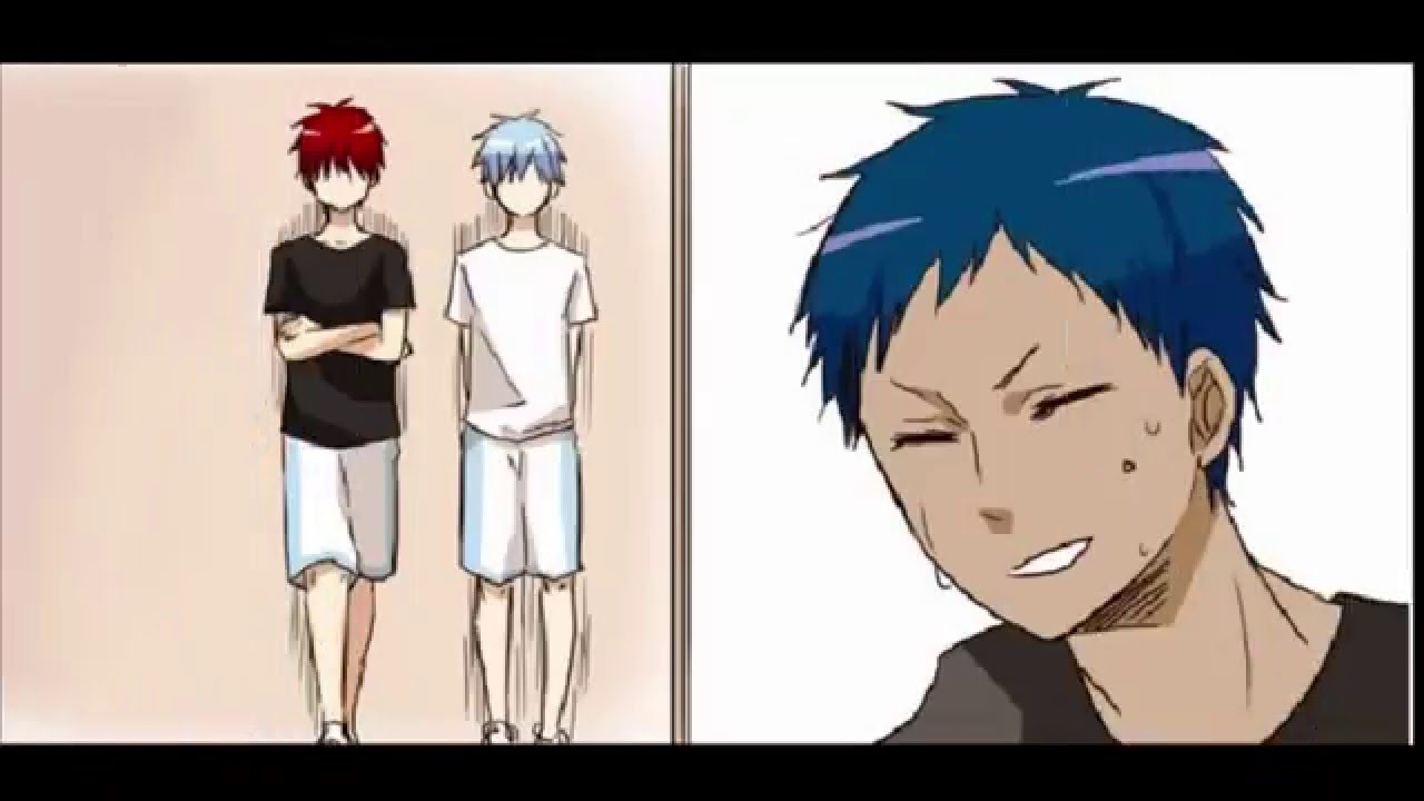 Aomine x Kuroko and Akashi x Kuroko Komix  - Cascada Miracle