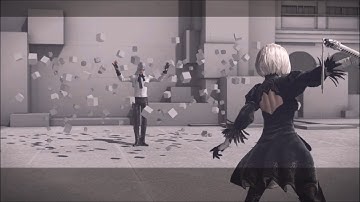 2B vs Adam | Rematch - NieR: Automata