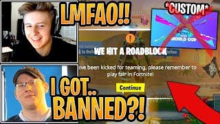 Streamer Gets *KICKED* Midgame for TEAMING in a World Cup Qualifier Warm-up Match! (CUSTOM MATCH)