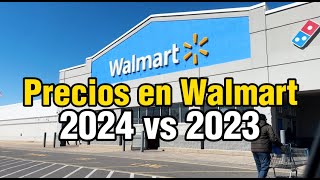 Comparamos los precios Walmart 2024 con los de hace 1 año