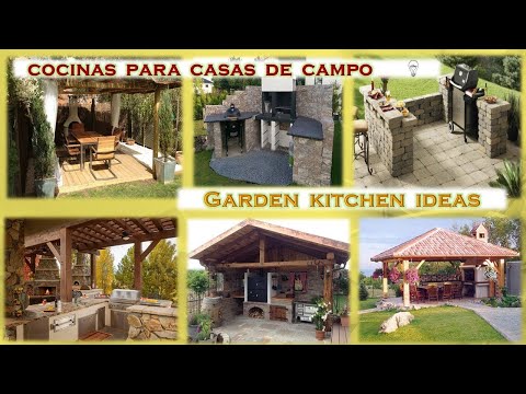 Video: Barbacoa moderna para una casa de verano con techo como una forma de mostrar tus talentos culinarios