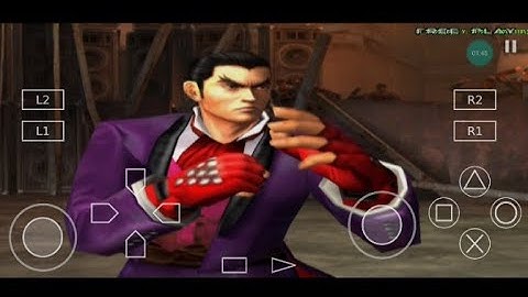 Aethersx2 test Tekken 5 samsung galaxy a03 ps2 android gameplay