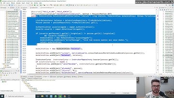 Java é usado na ferramenta interna ou externa do back-end?