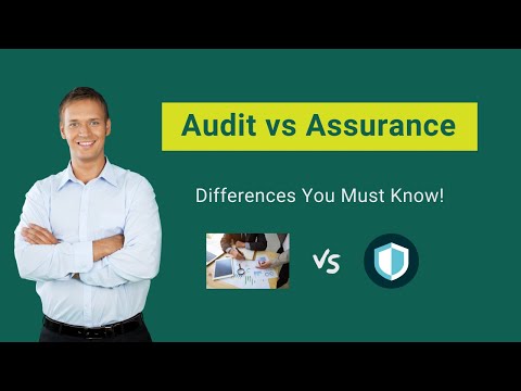 Videó: Mi a különbség a könyvvizsgálat és a biztosítás között?