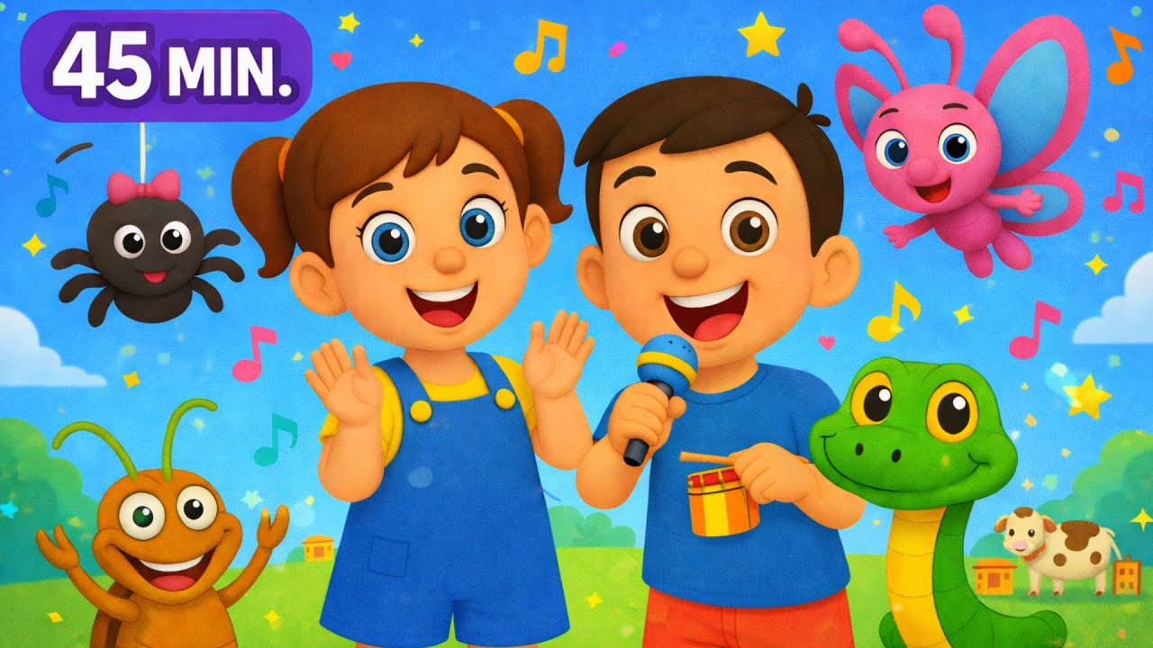 Melhores Músicas Infantis Clássicas – 45 Min | Dedé e Bubu Show