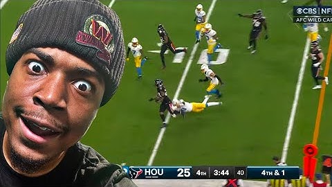 WTF IS GOING ON! Los Angeles Chargers vs. Houston Texans | 2024 Wild Card Game Highlights