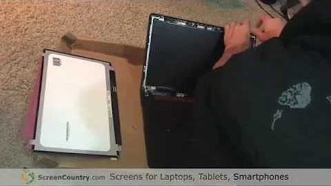 Broken laptop screen replacement / How to replace laptop screen [ Dell Inspiron 15 5577 ]
