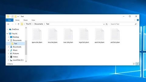 Plam ransomware (Removal Video).