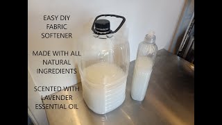 Easy DIY Aromatherapy Fabric Softener with Recipe (Lavender Essential Oil) - Dawn Organics