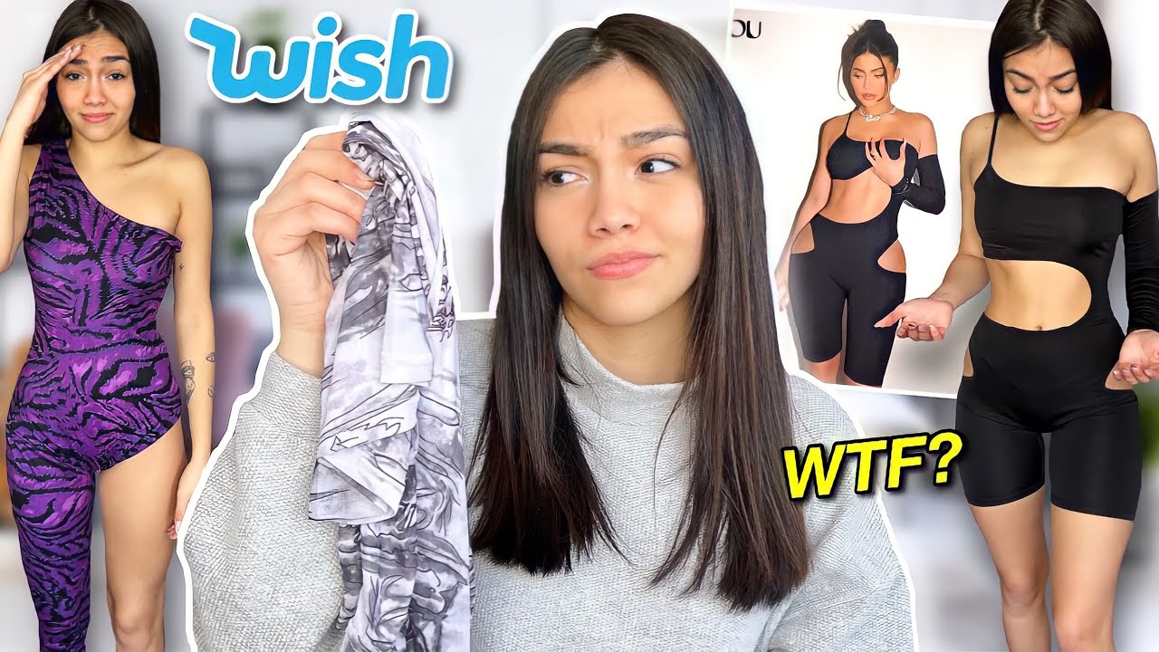 PROVANDO ROUPAS ESTRANHAS DA WISH! (Não é possível) 🤣