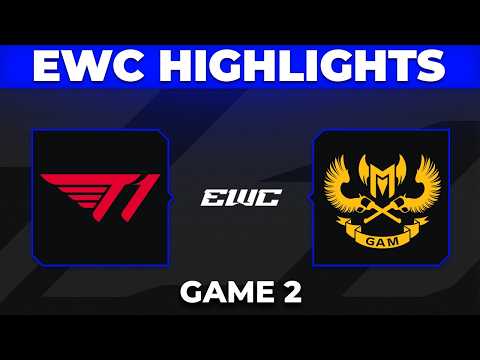 T1 vs GAM Game 2 Highlights | EWC 2026 Group Stage Day 2 | T1 vs GAM Esports