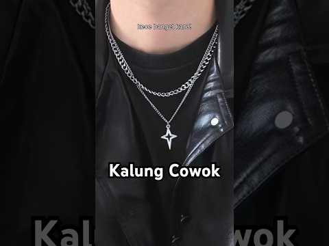kalung fashion cowok keren macho korea style harga murah meriah cuma 6ribuan | link di komen