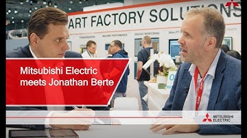 Mitsubishi Electric meets Jonathan Berte from Robovision - Interpack 2023